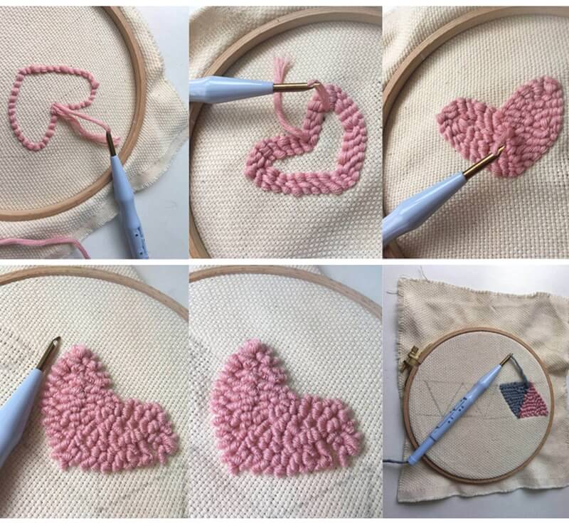 Vyšívací dírkovací jehla