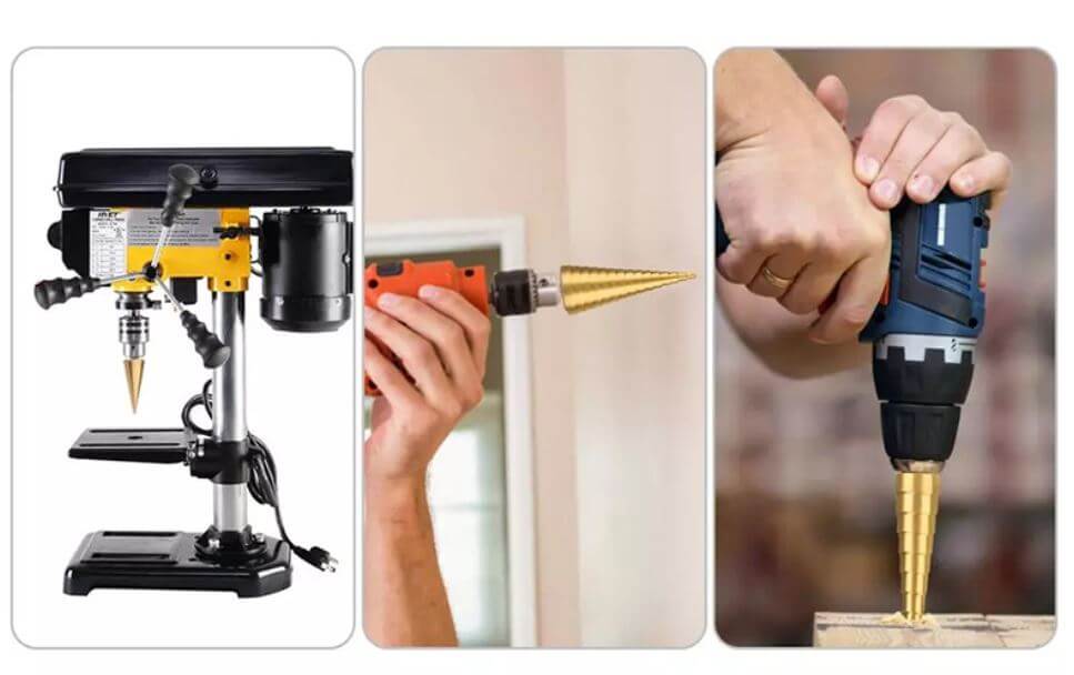 Sada vrtáků s titanovým povlakem