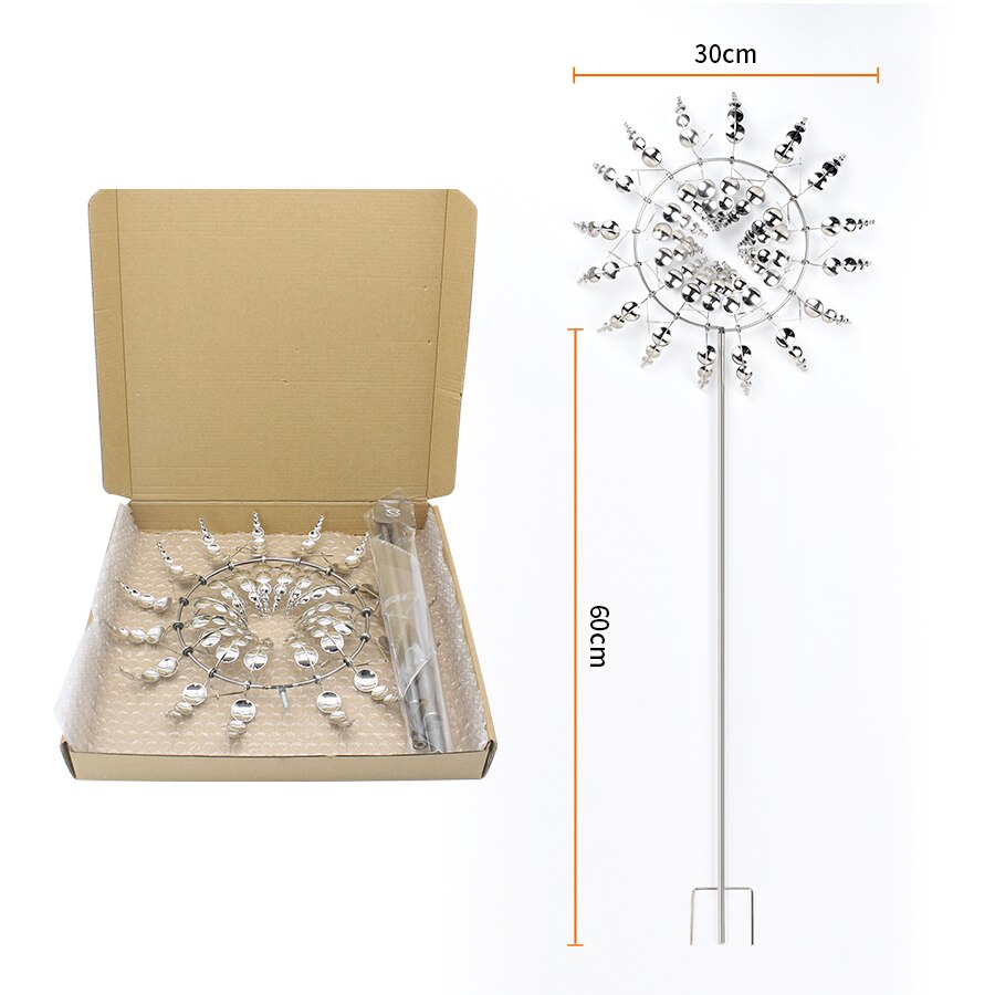 Kouzelný kovový větrný mlýn