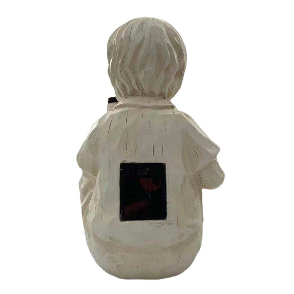 Děti se solárními kolektory Zahradní sochy světlušek