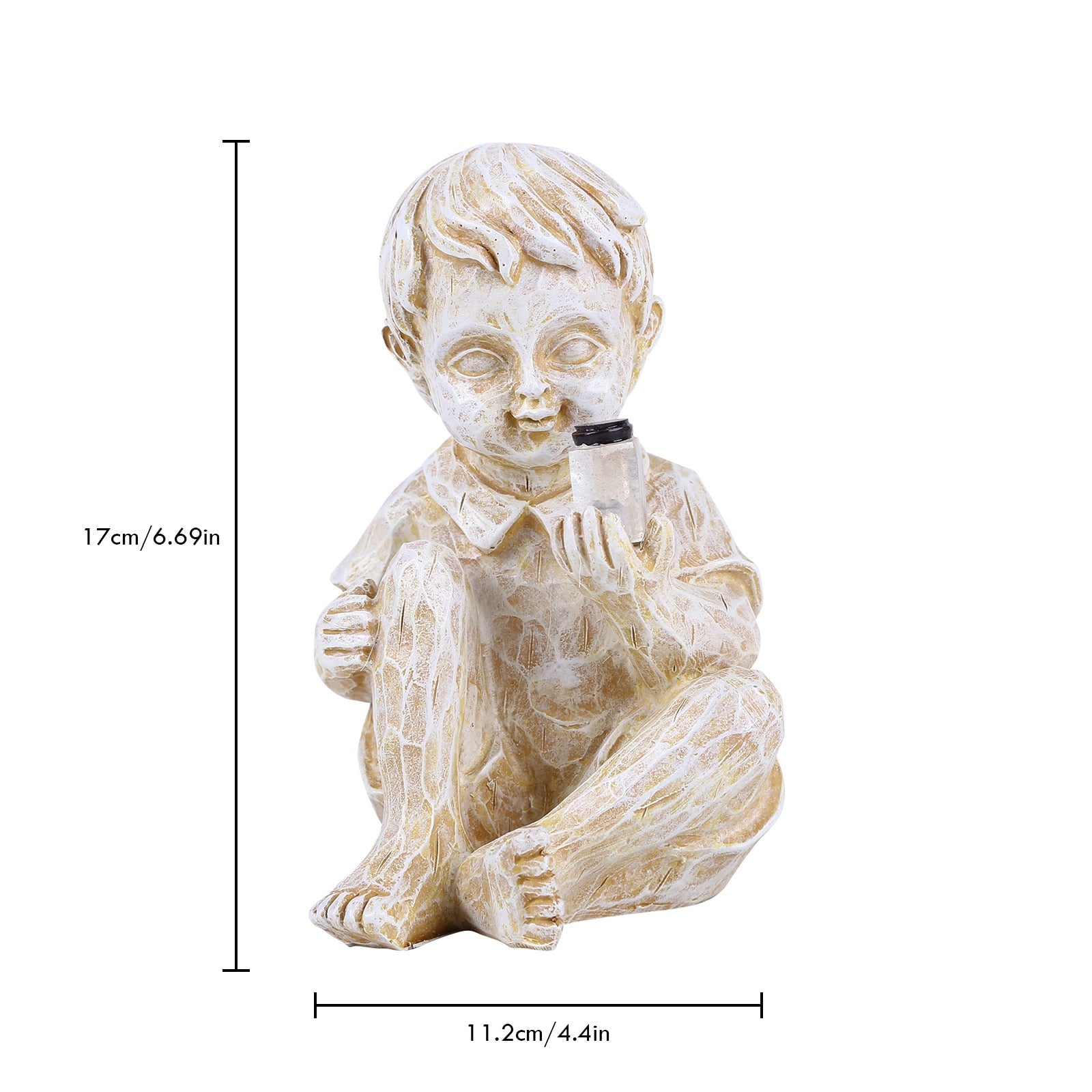 Děti se solárními kolektory Zahradní sochy světlušek