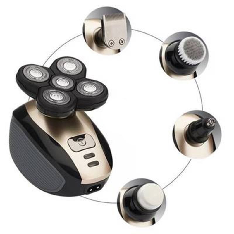 Elektrický holicí strojek s 5 hlavicemi