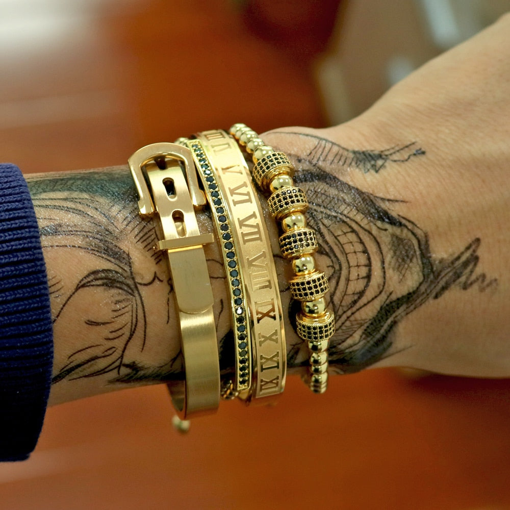 Sada titanových náramků