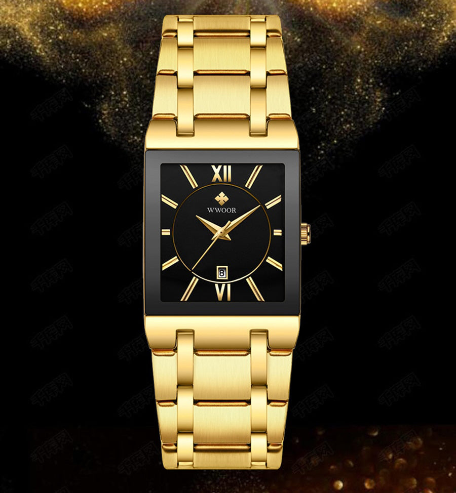 Luxusní čtvercové hodinky