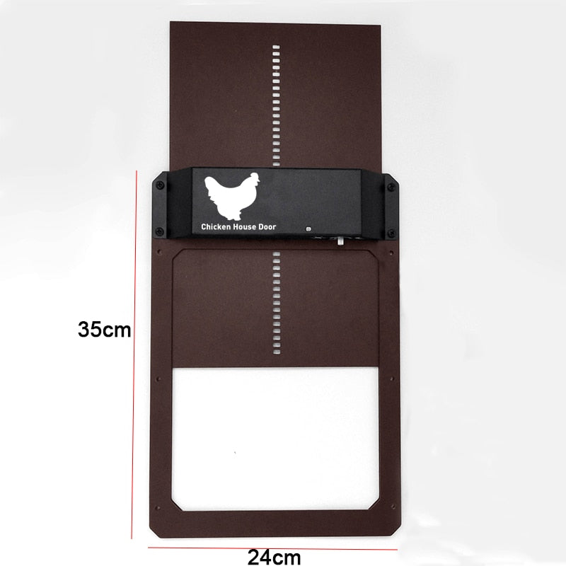 Automatické dveře do kurníku