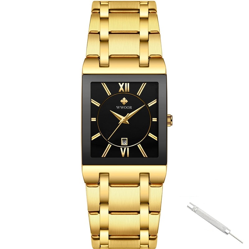 Luxusní čtvercové hodinky