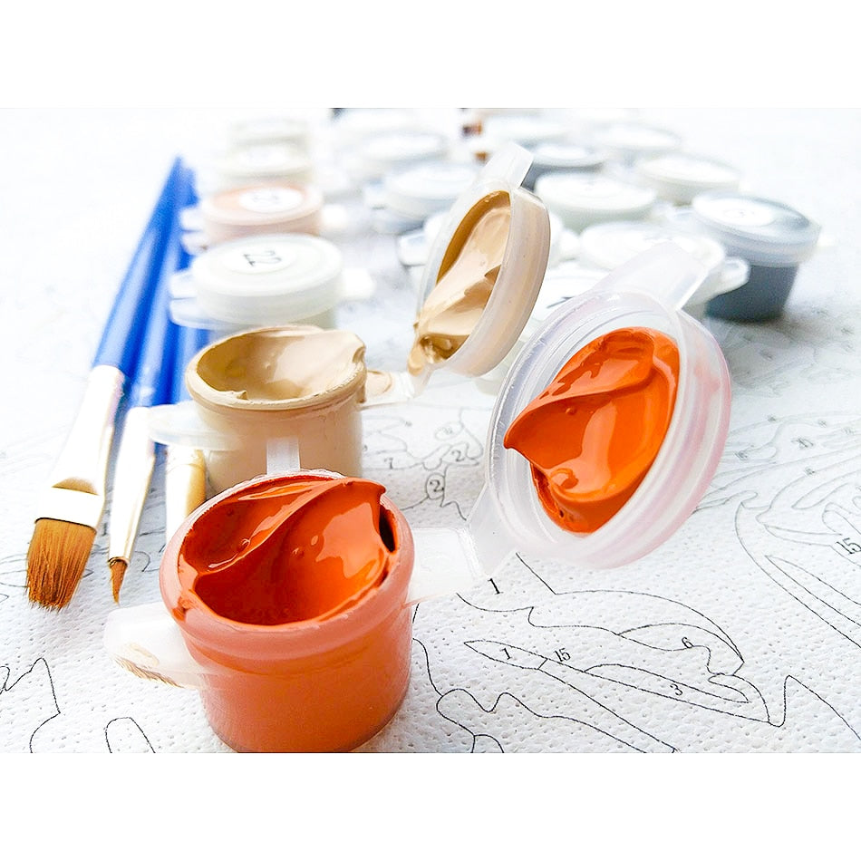 Stavebnice Green Tree Paint By Numbers