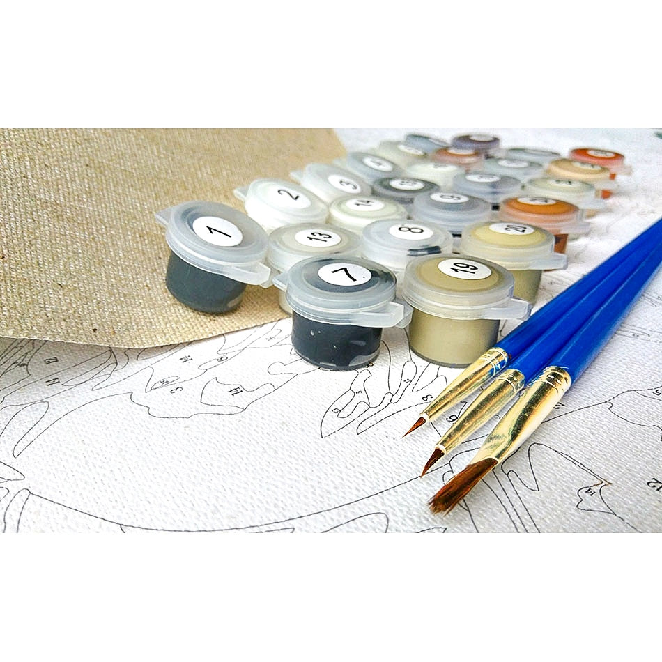 Stavebnice Green Tree Paint By Numbers