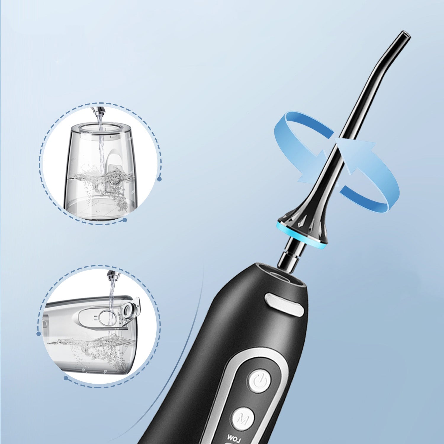 Zubní nit s vodním paprskem