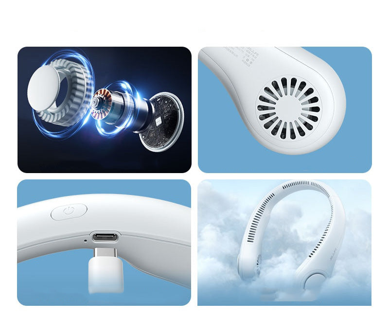 Ventilátor na krku bez listů