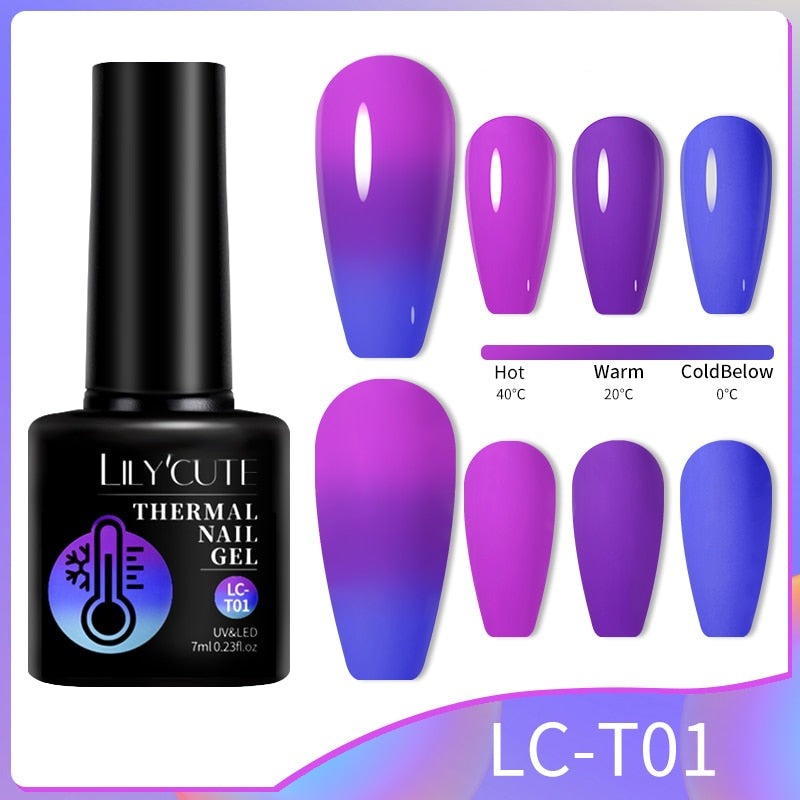 Lak na nehty měnící barvu