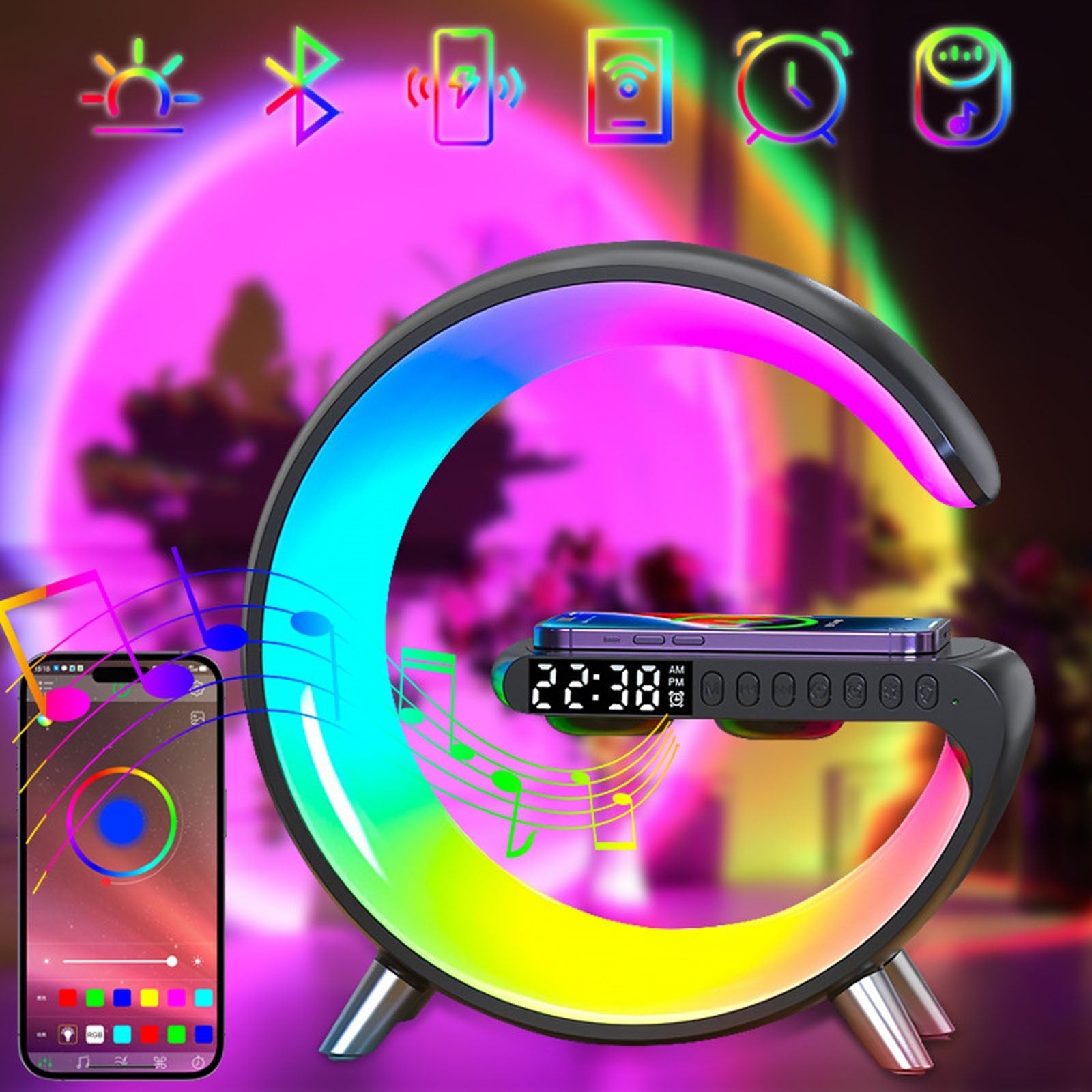 Chytrá stolní lampa