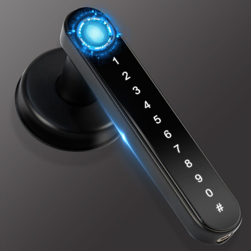 Zámek dveří s otiskem prstu