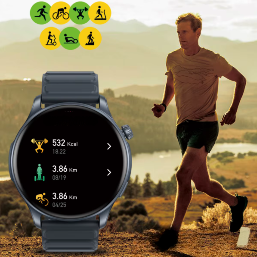 Displej AMOLED Fitness chytré hodinky