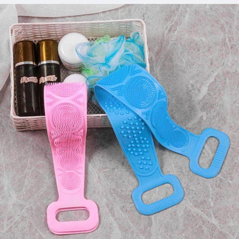 Silikonový koupelový kartáč na tělo