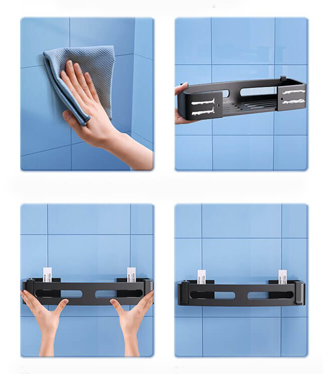 Stříbrný košík do sprchy