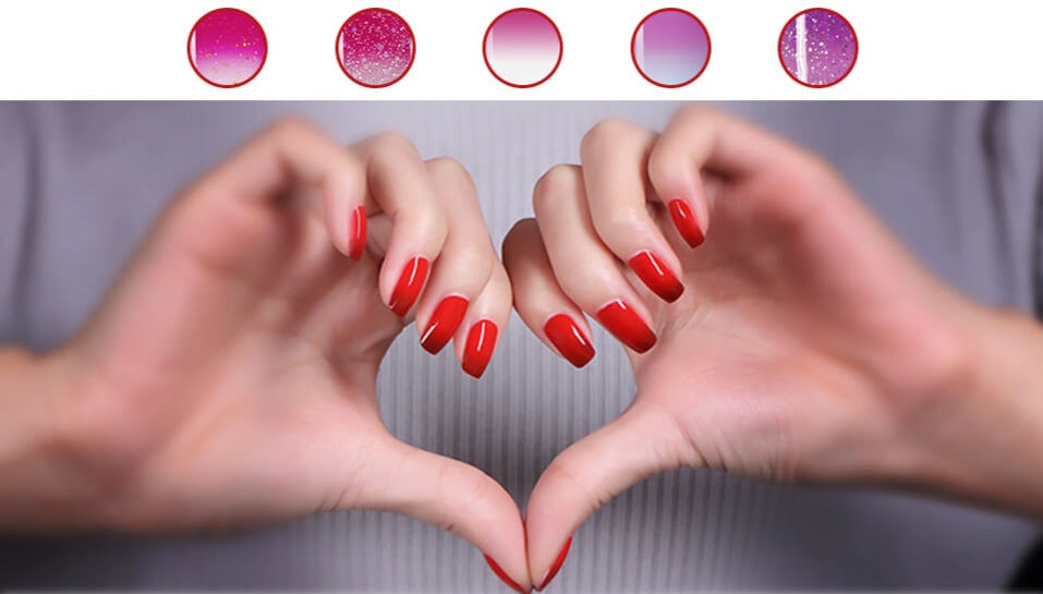 Lak na nehty měnící barvu