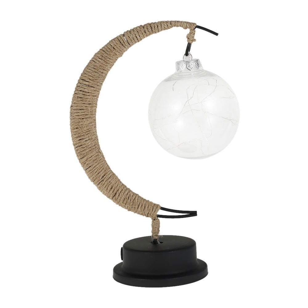 Světelná lunární lampa