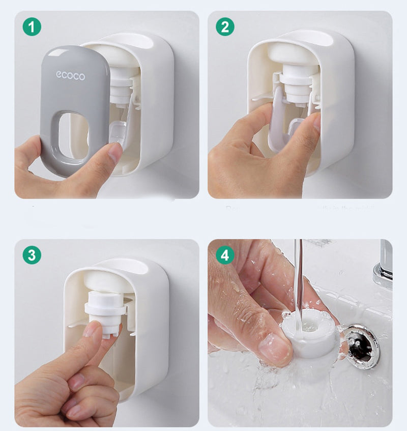 Automatický lis na zubní pastu