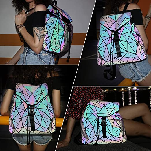 Světelný geometrický batoh