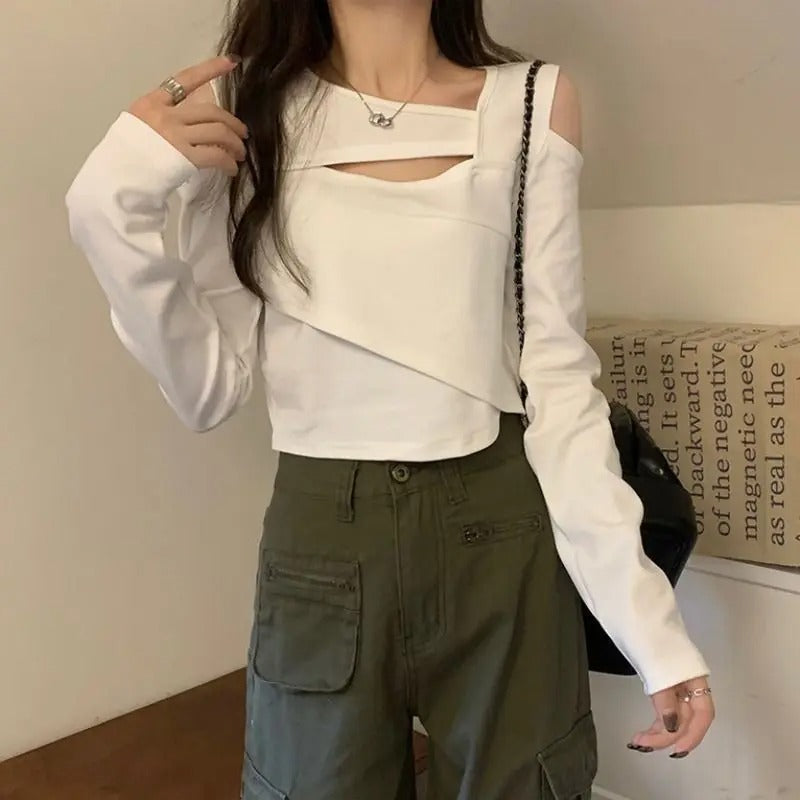 Tričko Hollow Out pro ženy