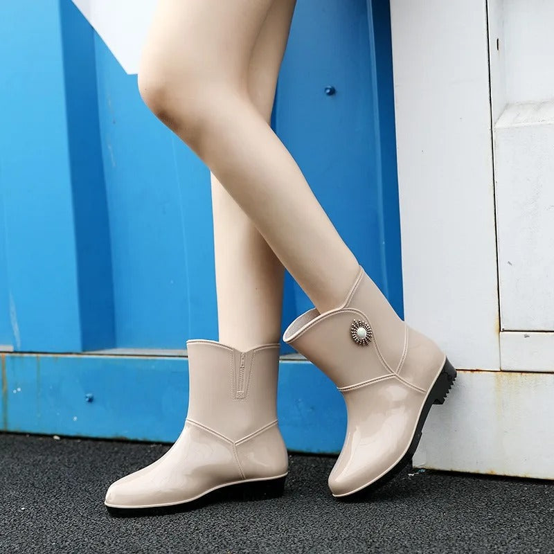 Dámské módní boty do deště