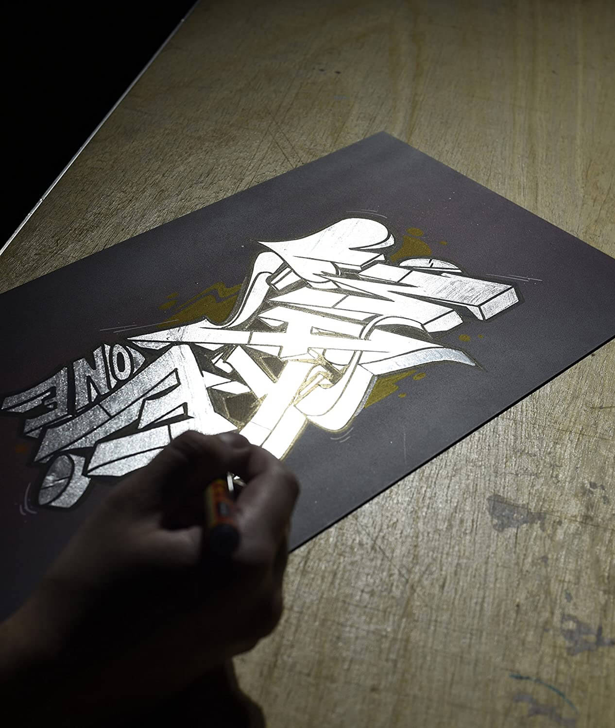 Plovoucí zrcadlo Chrome Marker