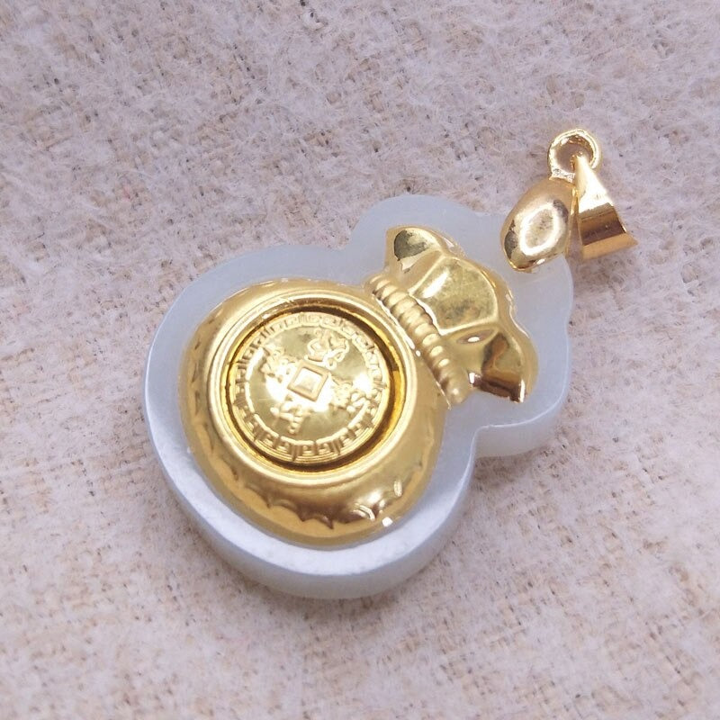 Nefritová taška na peníze na zavěšení