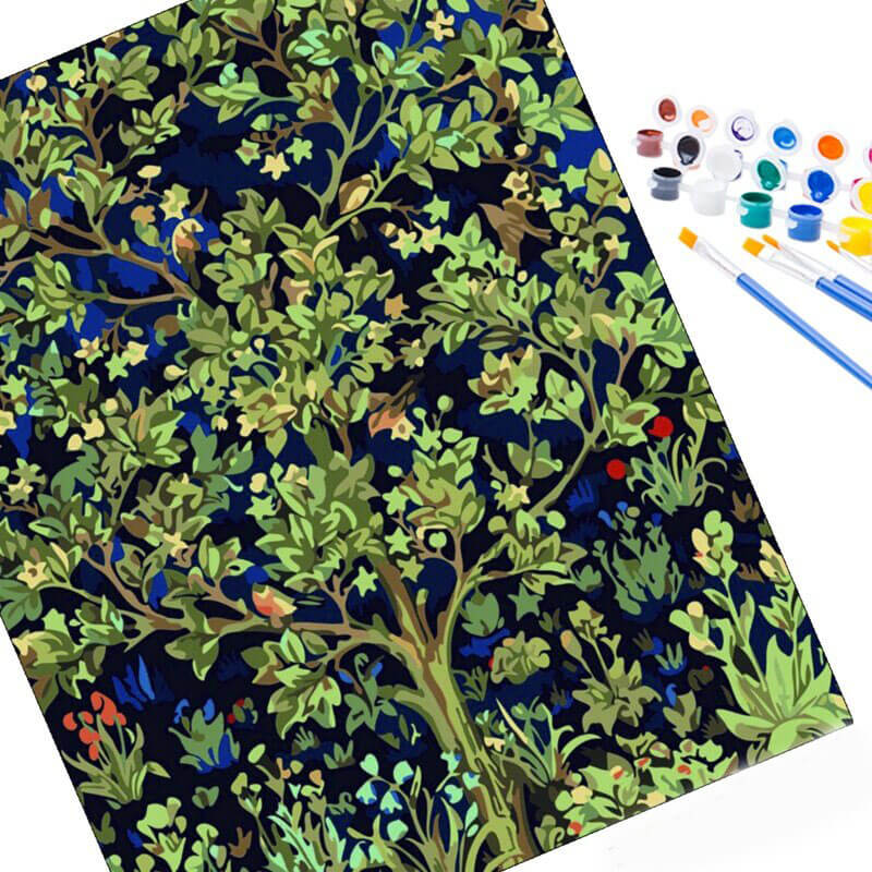 Stavebnice Green Tree Paint By Numbers