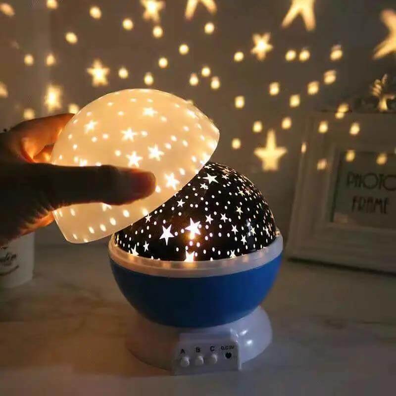 Barevná otočná lampa Galaxy