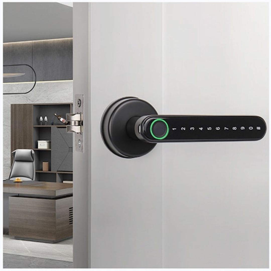 Zámek dveří s otiskem prstu