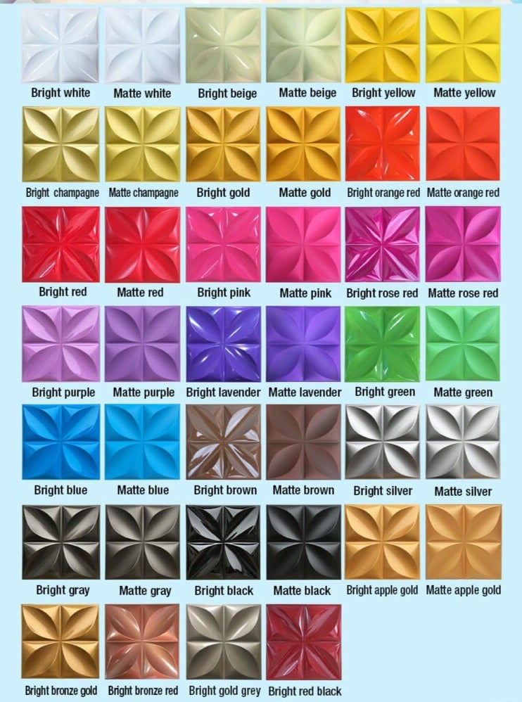 3D nástěnné panely