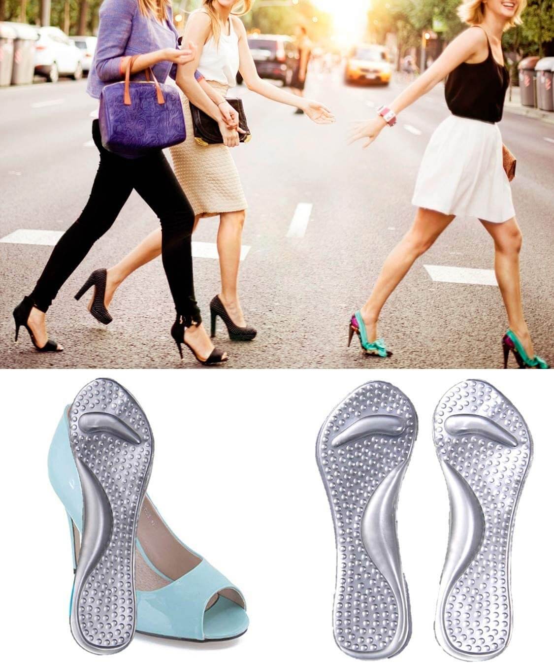 Silikonové vložky do bot