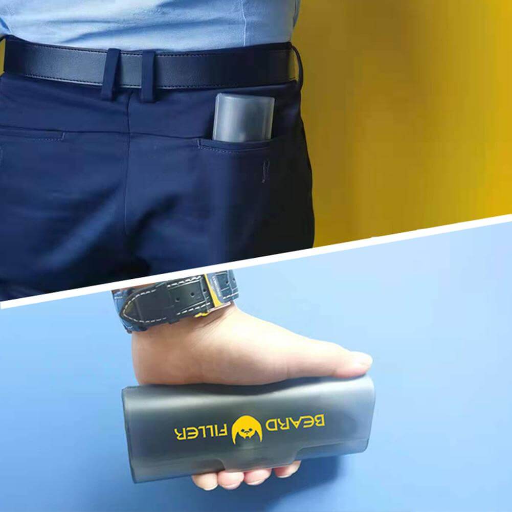 Plnicí pero a štětec na vousy