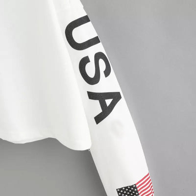 USA Crop svetr