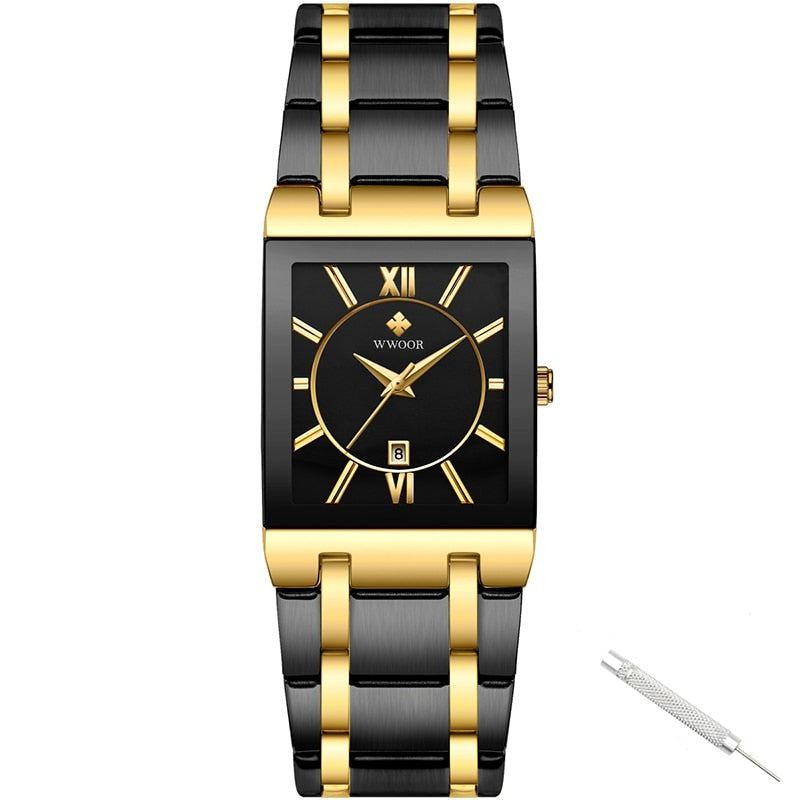 Luxusní čtvercové hodinky