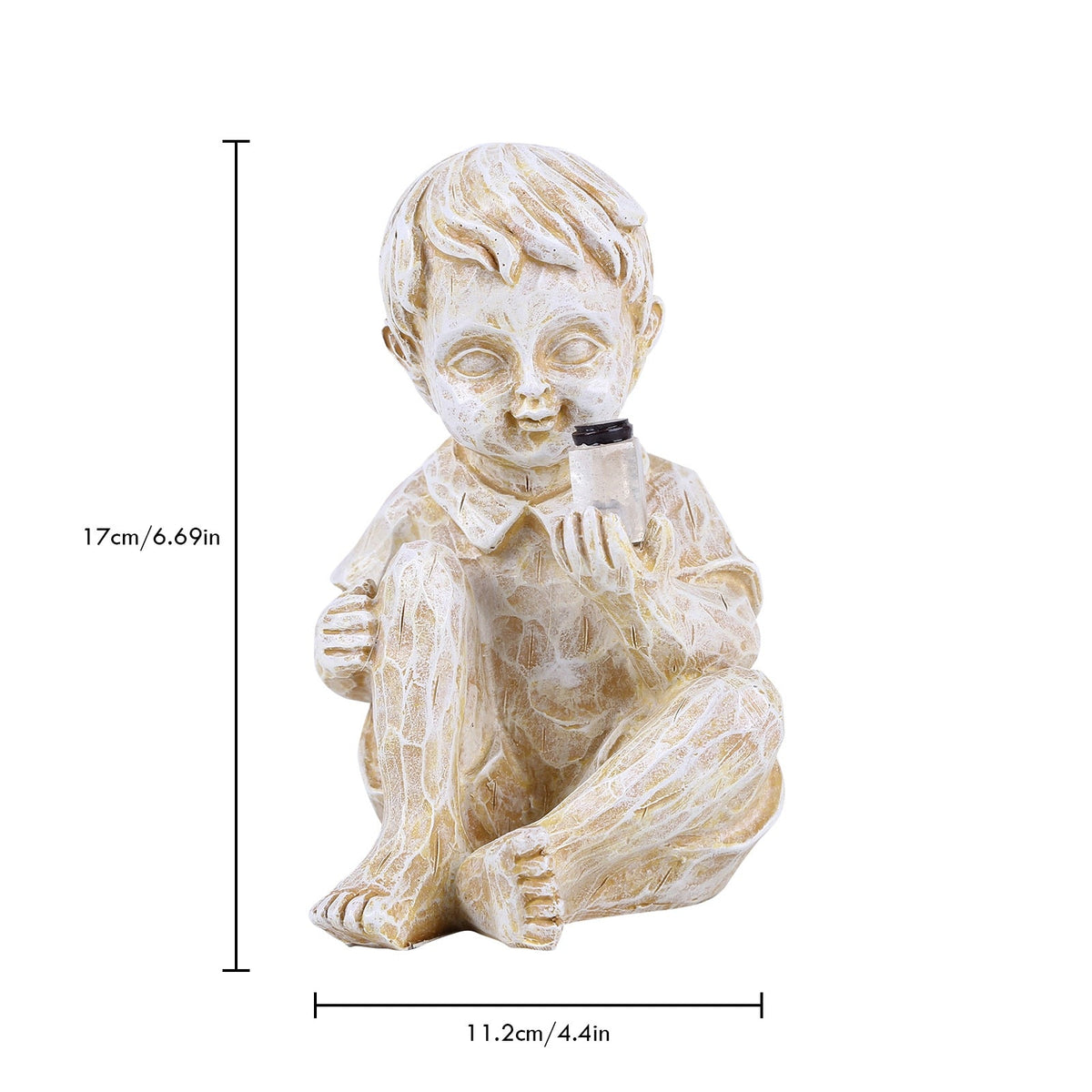 Děti se solárními kolektory Zahradní sochy světlušek