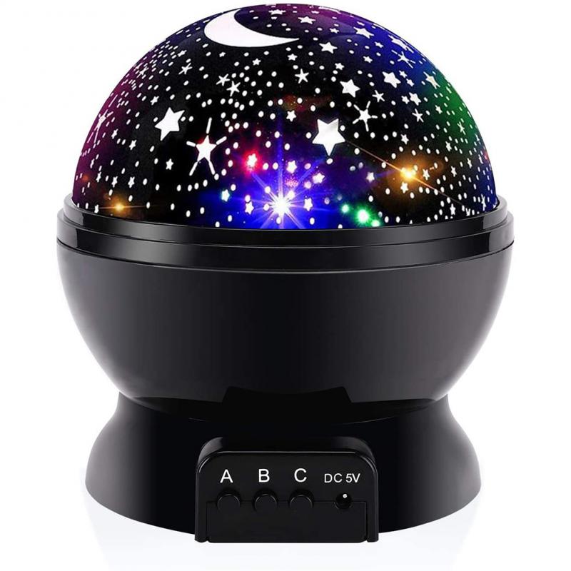 Barevná otočná lampa Galaxy