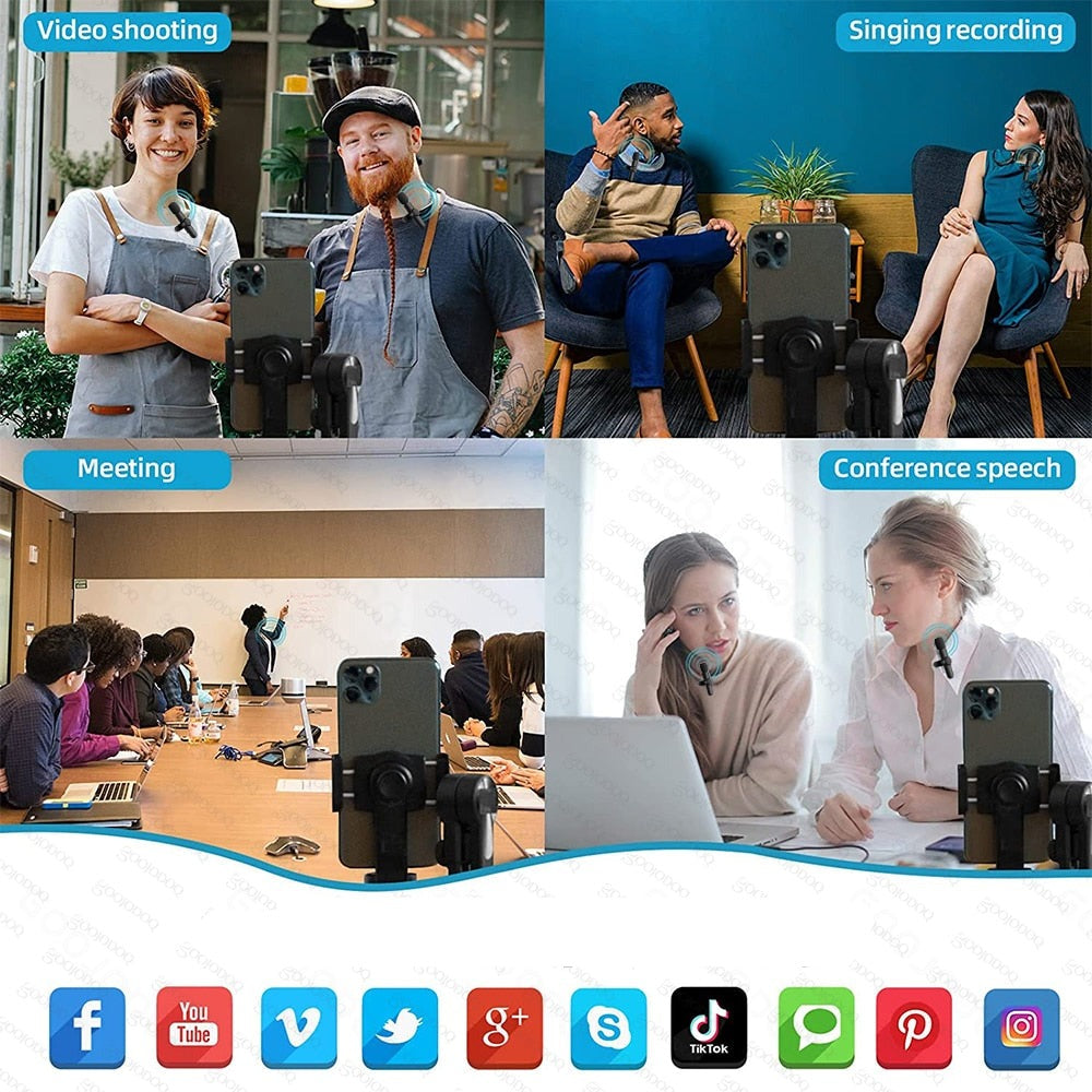 Bezdrátový lavalier mini mikrofon