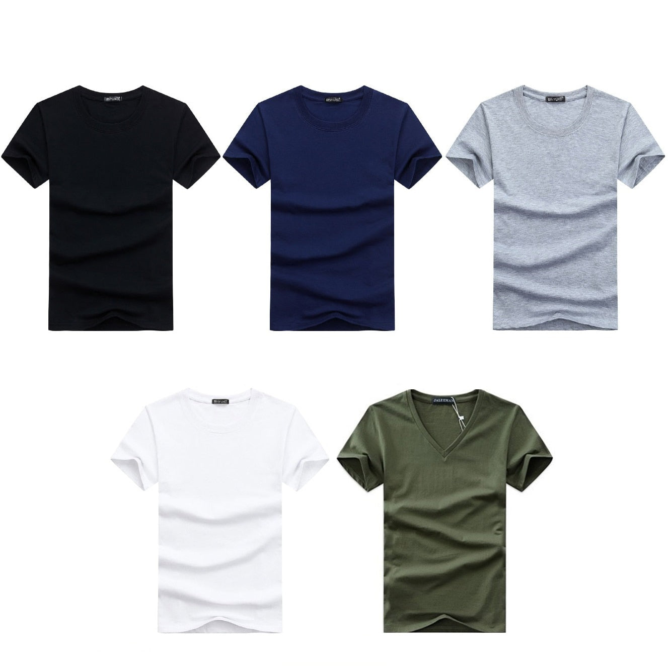 Pánské tričko Slim Fit s výstřihem do V