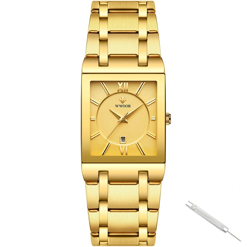 Luxusní čtvercové hodinky