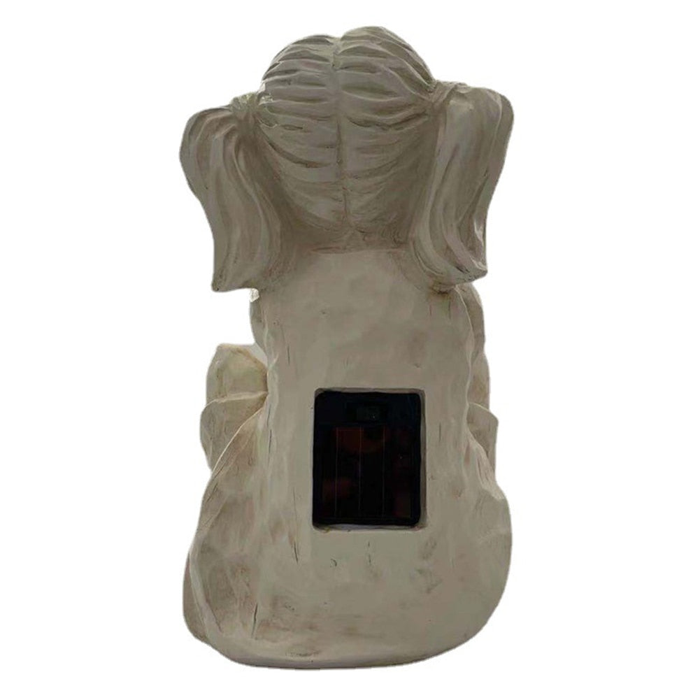 Děti se solárními kolektory Zahradní sochy světlušek