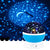 Barevná otočná lampa Galaxy