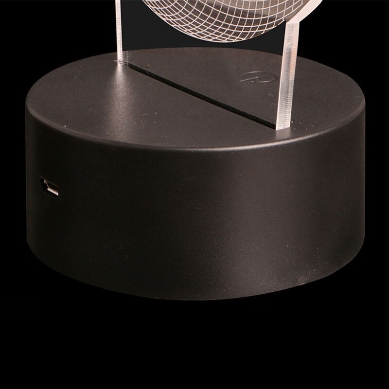 3D lampa s iluzí jógy