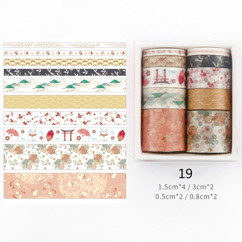 Sady dekorativních Washi Tape