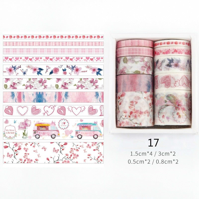 Sady dekorativních Washi Tape