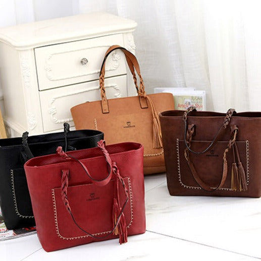 Kožená taška přes rameno pro ženy