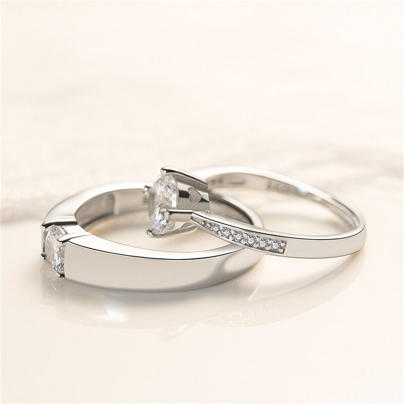 Sada snubních prstenů (2 ks/sada)