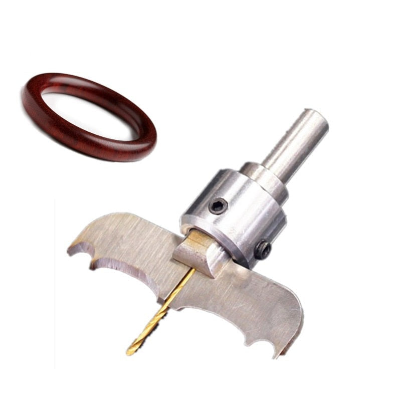 Dřevěný kroužek na rameno Vrták