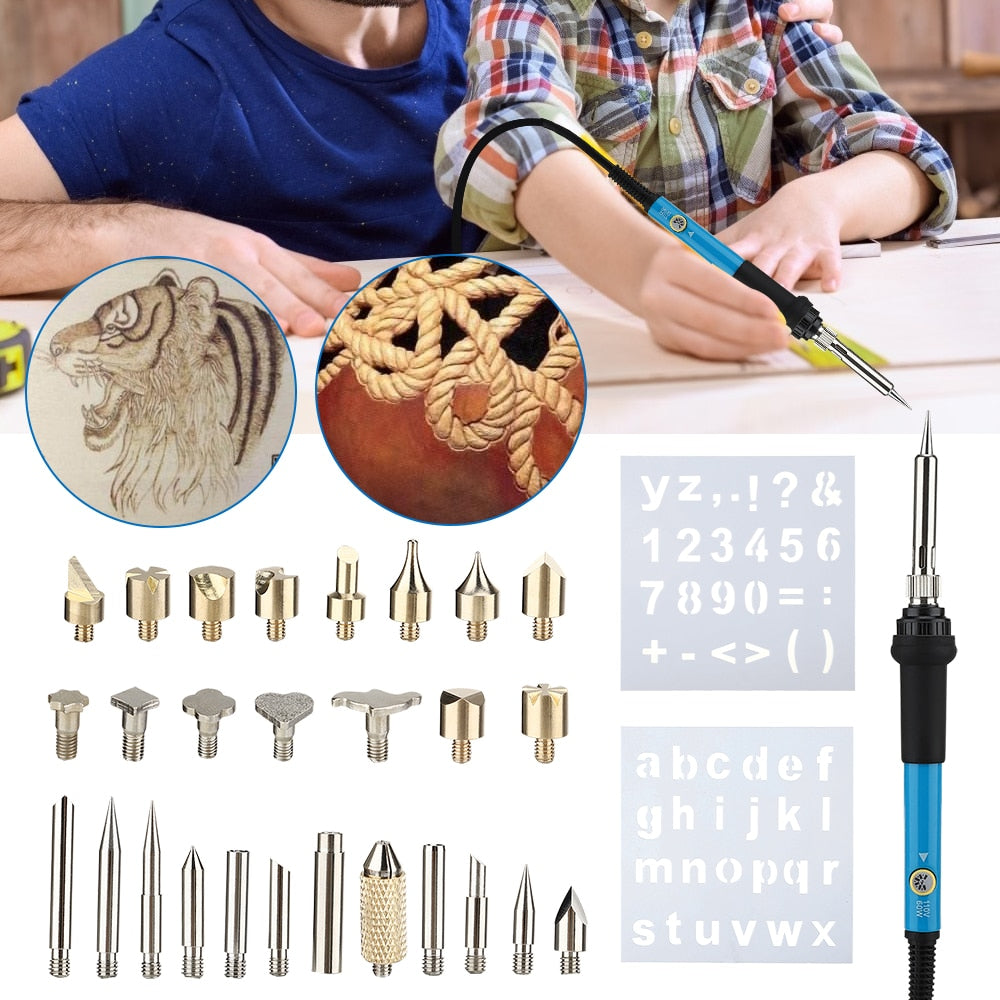 Sada na vypalování dřeva Pyrography Kit
